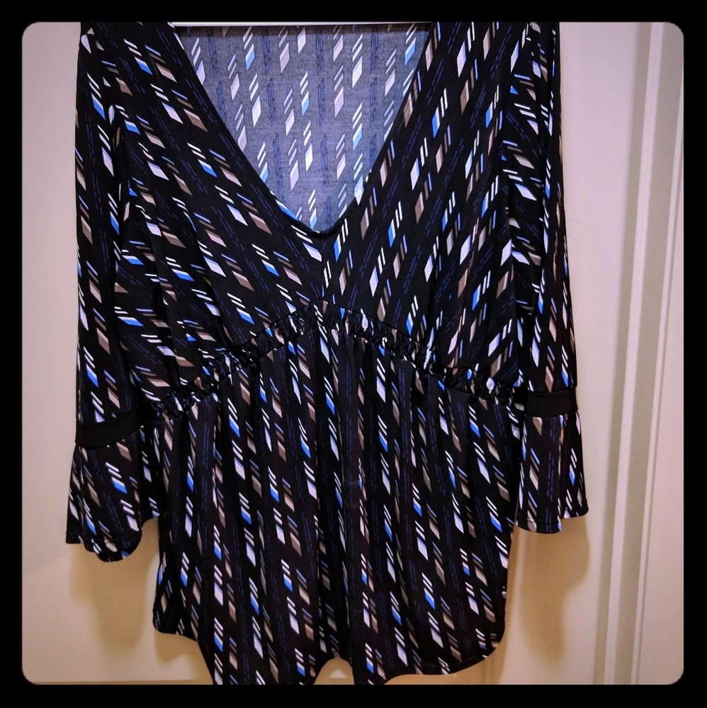 Alfani Woman Plus Size 3/4 Sleeve Top